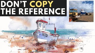 Mastering Artistic License: Sketch & Paint a Boat