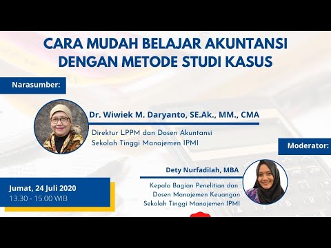 CARA MUDAH BELAJAR AKUNTANSI DENGAN METODE STUDI KASUS