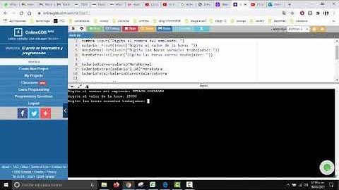 Curso de Python básico para bachillerato, lección 2, Nomina sencilla - input -if -else