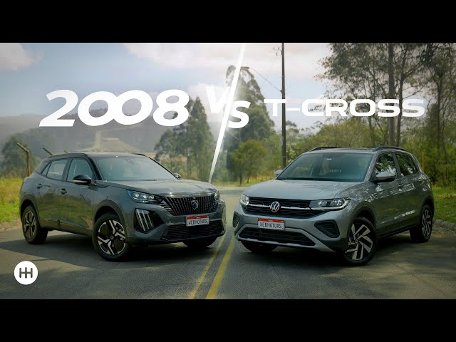 Video: NA FAIXA DOS R$ 170 MIL, QUAL COMPRAR? 🤔 COMPARATIVO: PEUGEOT 2008 GT VS VOLKSWAGEN T-CROSS