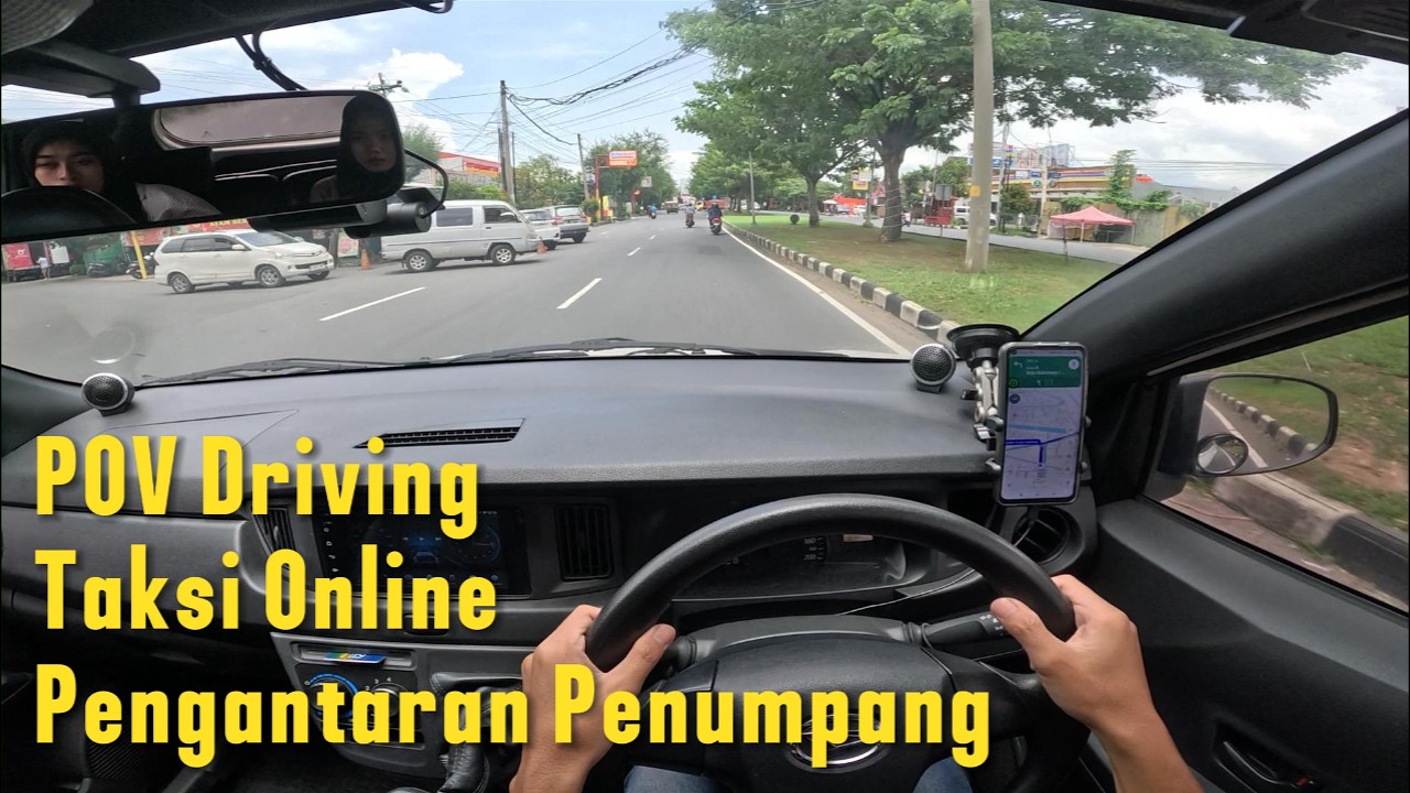 POV Driving Taxi Online Sigra Tipe D 1.0 | Pengantaran Penumpang