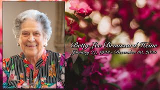 Betty Broussard Heine's Keepsake Video