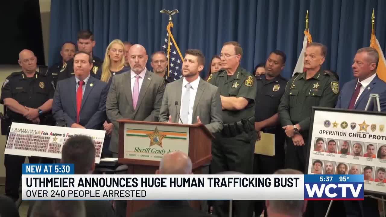230 people arrested in Florida human trafficking bust - YouTube