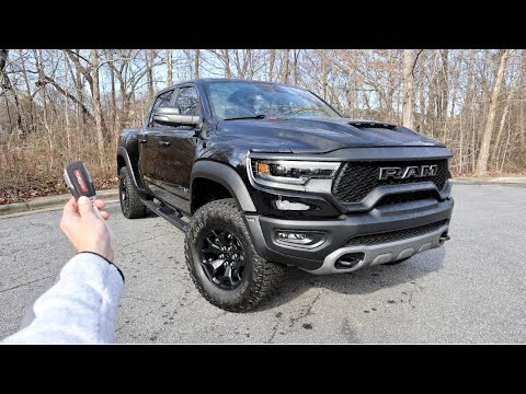 2022 Ram 1500 TRX: Start Up, Exhaust, Test Drive and Review