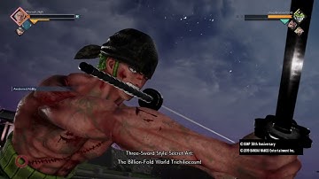 jump force- using a random  team in rank match