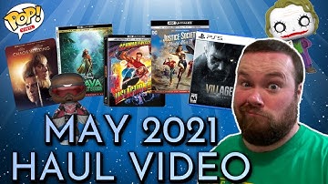 May 2021 4K/Blu-Ray Haul Video | Funko Pop Haul