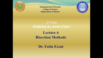 lecture 6 Bisection Method