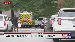 Two men shot and killed in Graham