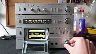 ROTEL mini tower as MP3/FLAC player/Internet radio/FM radio - Tapeless Deck Project