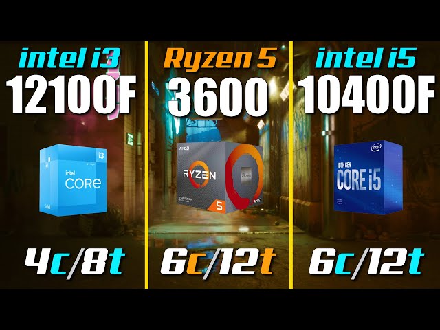 Core i3 12100F vs Ryzen 5 3600: compare os processadores Intel e AMD