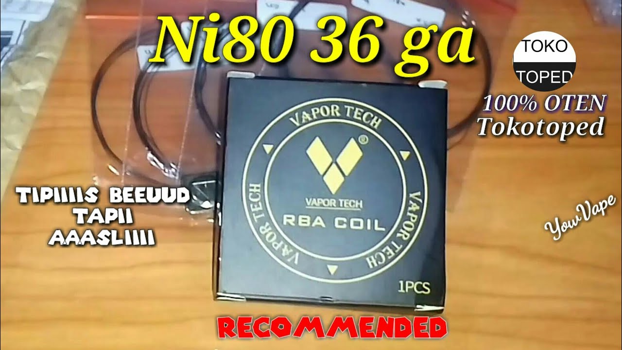 #REVIEW NICHROME 80 36 AWG BY ; VAPORTECH AUTHENCTIC | NICHROME