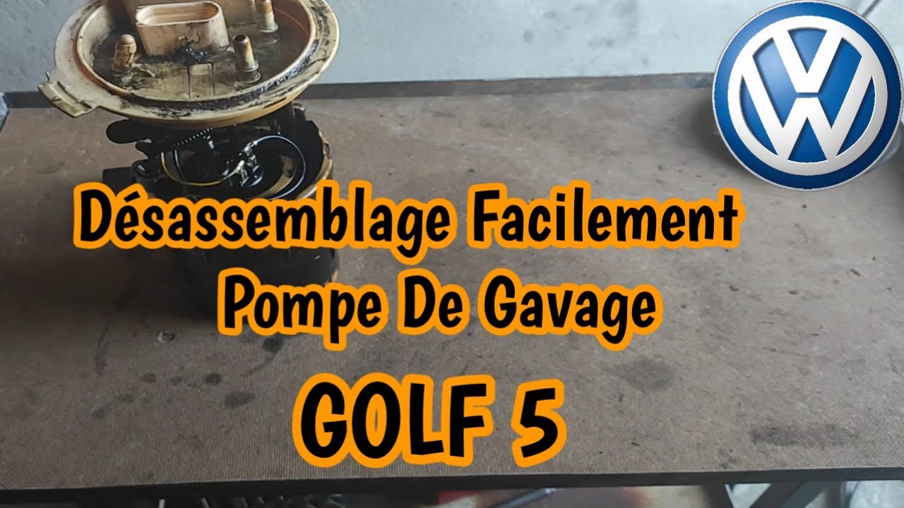 Désassemblage Pompe De Gavage GOLF 5. Booster Pump Disassembly. 