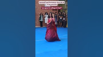 Thumbnail of Farewell Party Dance | Solo dance by Cute girl #youtubeshorts #shorts #trending