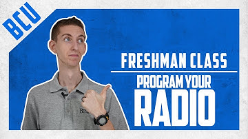 Episode 8: How To Program Your Radio For A Repeater and SkyBridge Hotspot | BCU Freshman Class