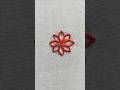 Beautiful flower embroidery design #stitch #embroidery
