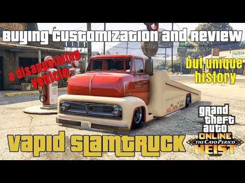 GTA Online (Vapid Slamtruck) Buying Customization and Review! (Custom 1956  COE Hauler) - YouTube