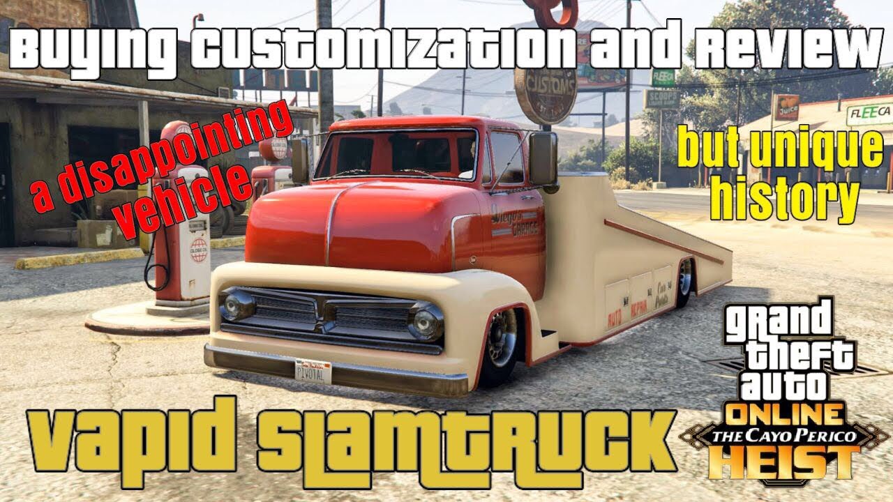 GTA Online (Vapid Slamtruck) Buying Customization and Review! (Custom 1956  COE Hauler)