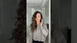 POV: I just finished my wavy/curly hair routine