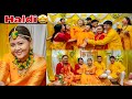 NANDA NANI KO HALDI CEREMONY 🥰VLOG