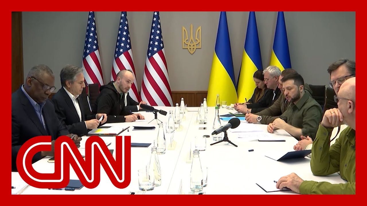 ⁣Top US diplomats make unannounced visit to Ukraine