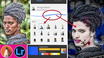 ☄️Oily Smooth skin HDR secret tricks 🔴face smooth editing | photo editing | Autodesk sketchbook ☄️