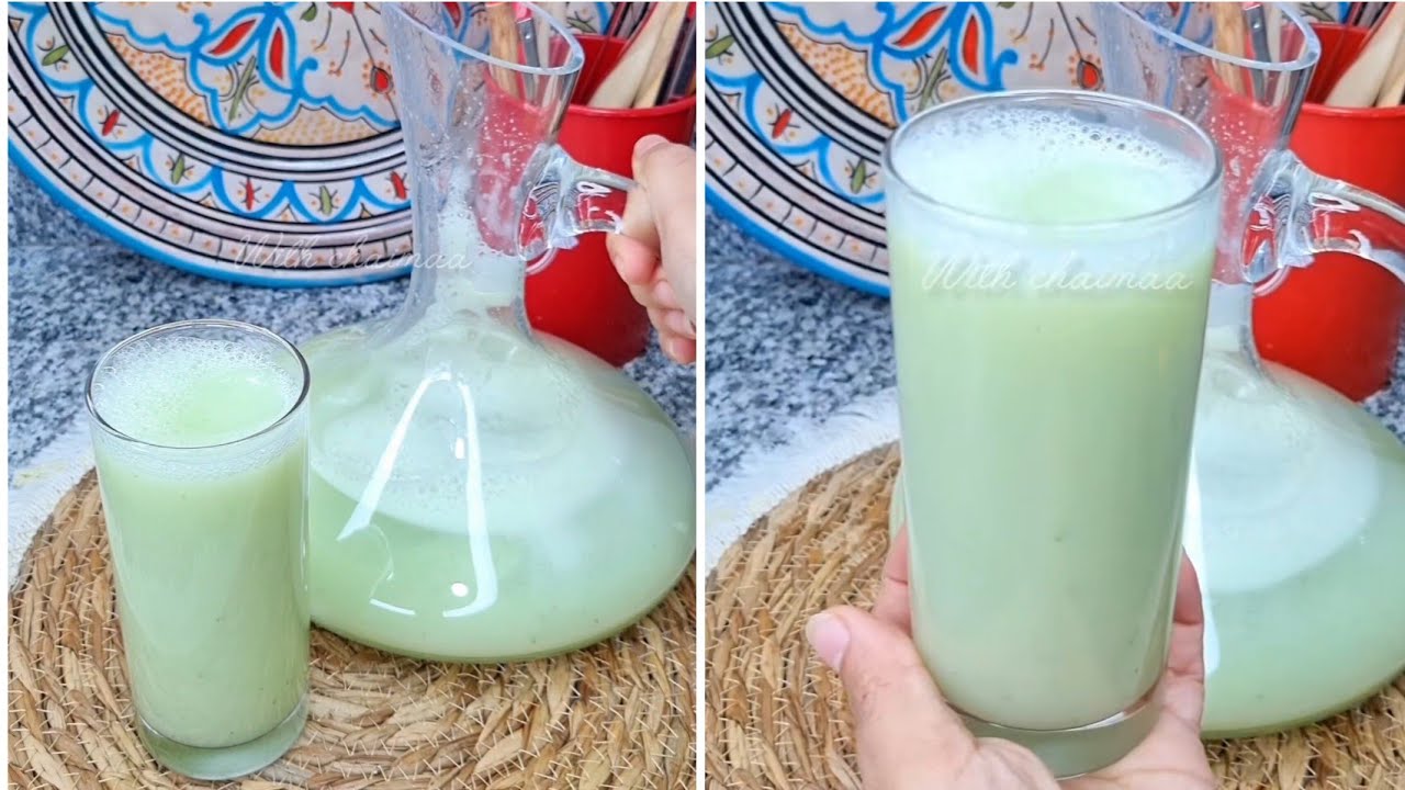 عصير الخيار🥒 و الحامض 🍋 لي داقو عندك غيشكرك عليه بمكون غيبدل ليه المداق 