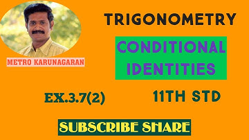 11th Std Maths Ex.3.7(2) If A+B+C=2S, THEN PROVE THAT SIN(S-A)SIN(s-B)+ sins sin(s-C)= SinAsinB