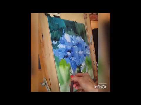 Незабудки. Художник Секачева Анна.