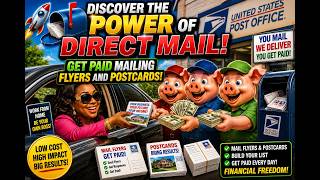 🚀💸 Mail Flyers & Get Paid! 📬 The Best Direct Mail Home Business You Need to See!