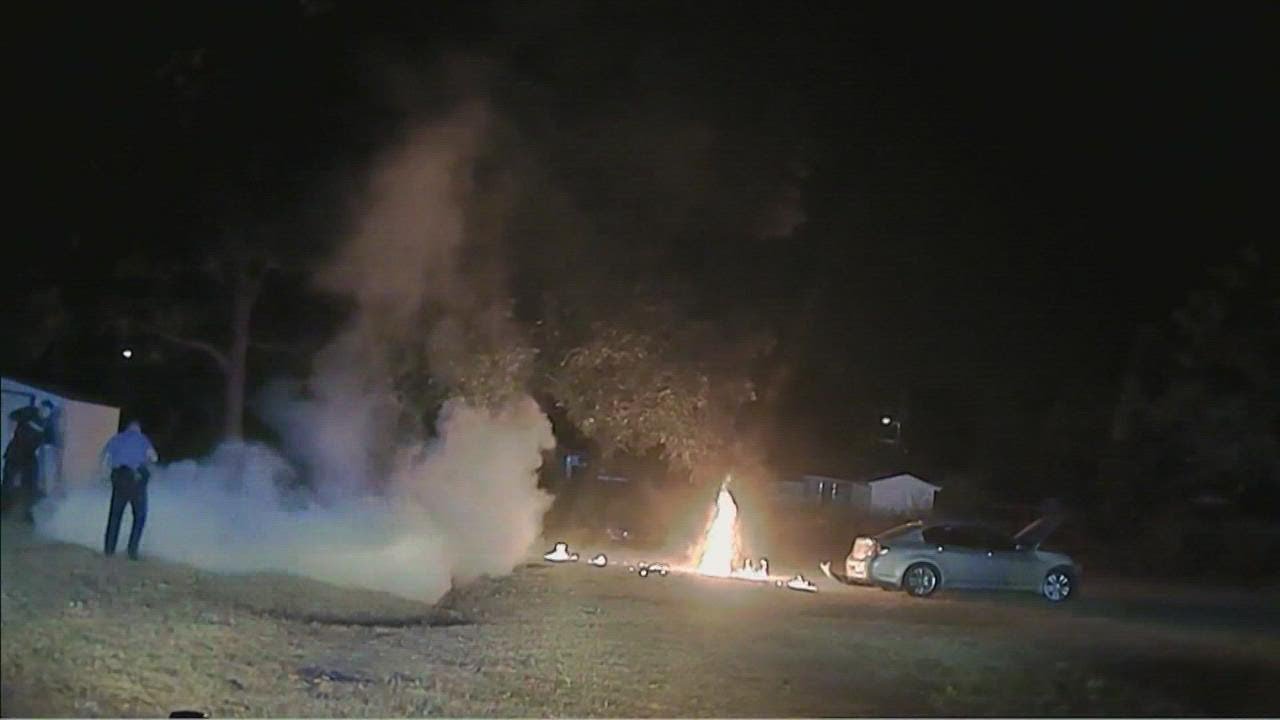 Man catches fire after being Tased by Arkansas trooper YouTube
