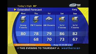 Weatherscan 2003 River Flood Warning Tinley Park IL August 12 2026 11 41AM CDT