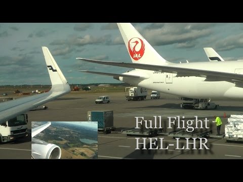 airbus a220 Helsinki to London Heathrow Full Flight Part 1 (Weight & Balance Problems)