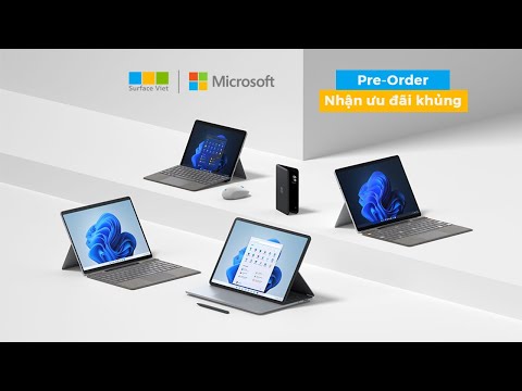 Đặt mua Surface Pro 8, Go 3, Duo 2, Surface Laptop Studio nhận quà tặng khủng tại Surface Việt