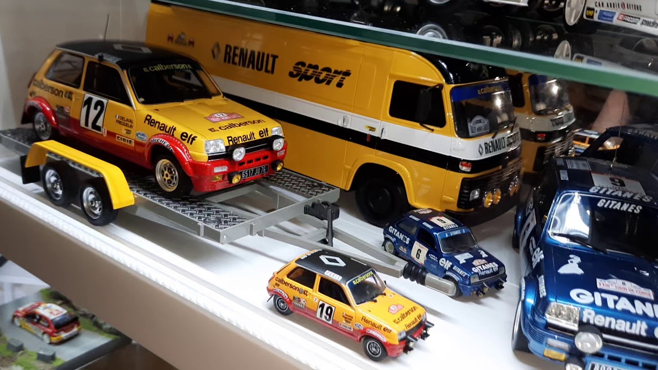 ma collection miniatures rallye 1/18 et 1/43