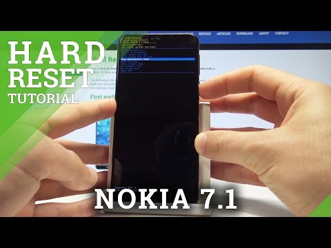 Как сделать полный сброс NOKIA 7.1 - снятие блокировки экрана / сброс настроек к заводским настройкам