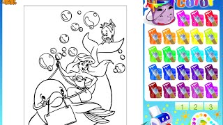 Little Mermaid Coloring Pages - Little Mermaid Games screenshot 5