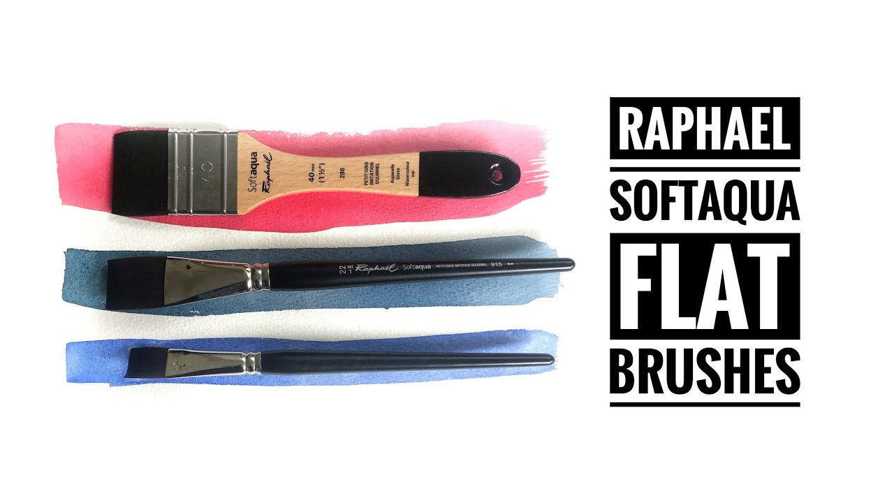 Top 3 Watercolor Brushes - Escoda, DaVinci, Raphael 