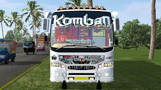 Komban ADHOLOKAM Kerala Bus Mod In Bus Simulator Indonesia - Bussid Bus Mod - Bussid Car Mod -Bussid