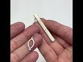 Silver Tie Clip with Button Chain Crystals Tie Bar Men's Fashion #giftsfordad #tieclip #tiebar #clip