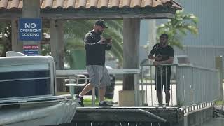 King Tides at Black Point Marina and Yachts leaving the New River