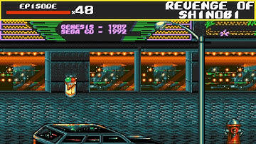 The Revenge Of Shinobi - Genesis Vs Sega CD