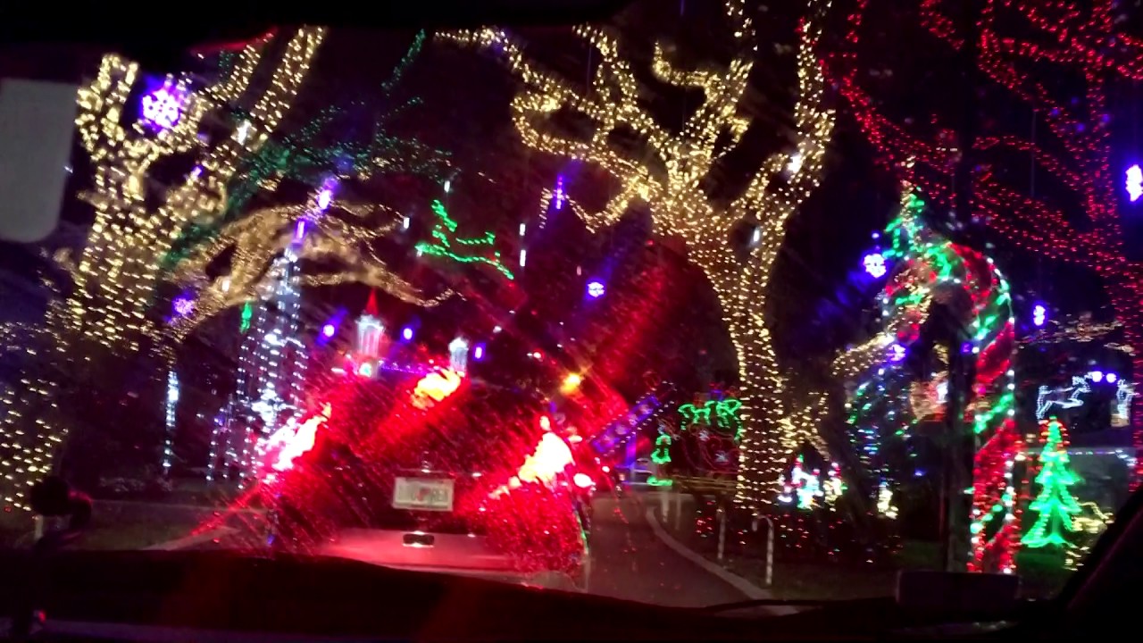 Palm Beach, FL neighborhood Chrismas Lights Display YouTube