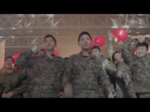 송중기-진구, 레드벨벳 등장에 부대원들과 ‘떼창’[태양의 후예] ㅣ KBS방송