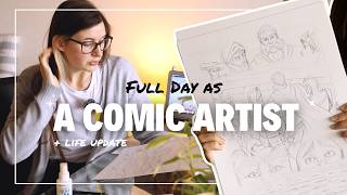 8 Hours as a Comic Artist ⚔️ │Working on Ch 1 ♡