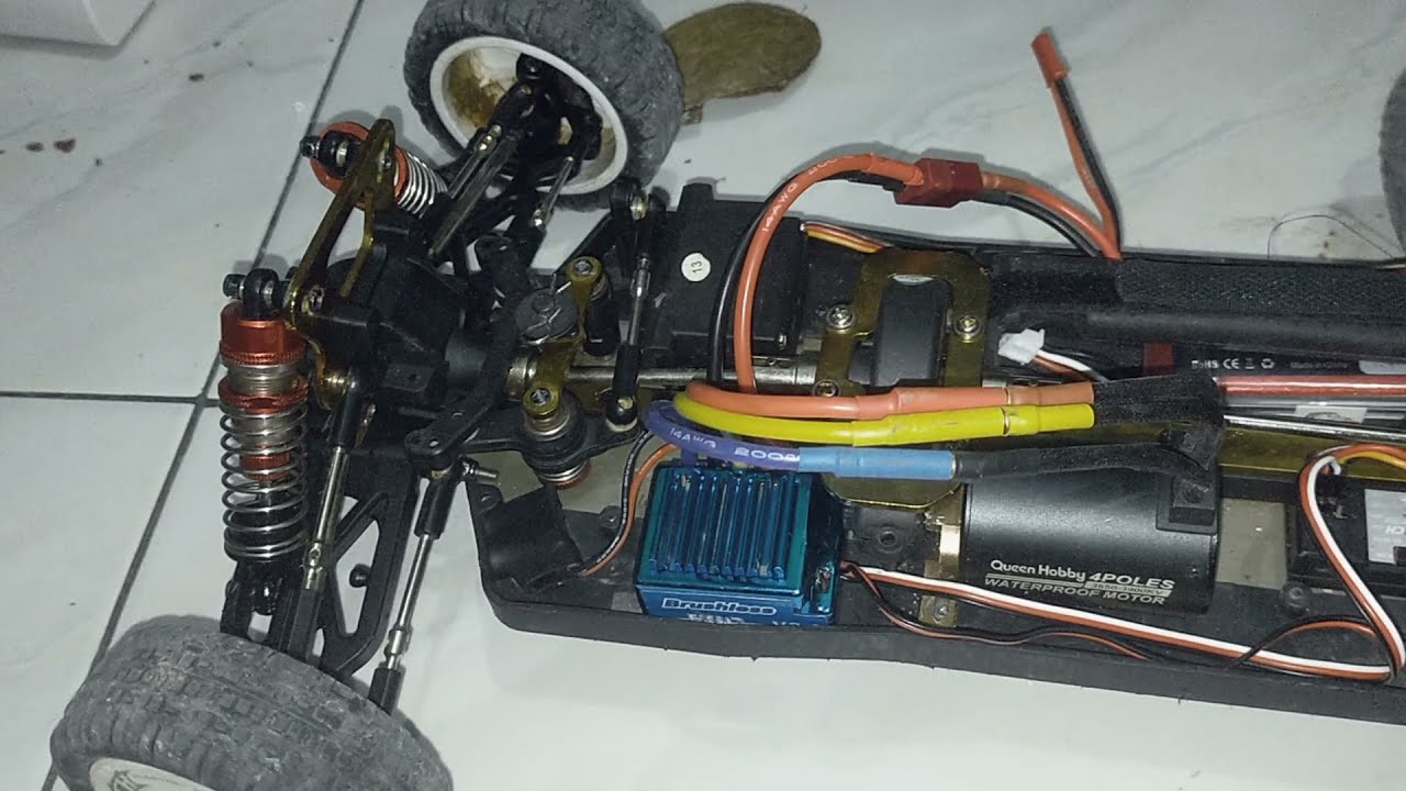 Esc Brushless Error + Cogging Parah Wltoys 104001 RC 1/10 Queen Hobby 3900Kv Esc 120A YouTube