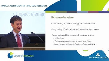 Steven Hill: Impact assessment in REF – defining and evaluating societal impact of research