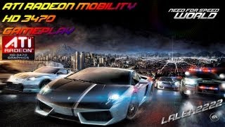 Need for Speed World on ATI Mobility Radeon HD 3470 - HD