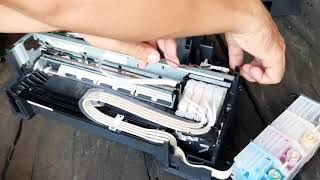 Mengatasi head cartridge epson L120 tidak bergerak