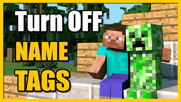How to Turn Off Player Names & Name Tags on Creatures in Minecraft Bedrock Edition (Fast Tutorial)