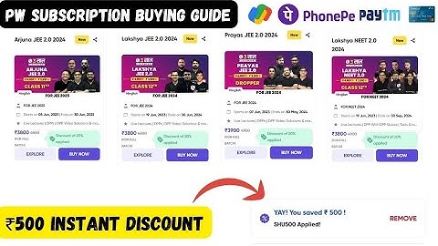 How to buy Physics Wallah Batch by Paytm,Phonepay,Google pay|| 3 saal lajawab🔥